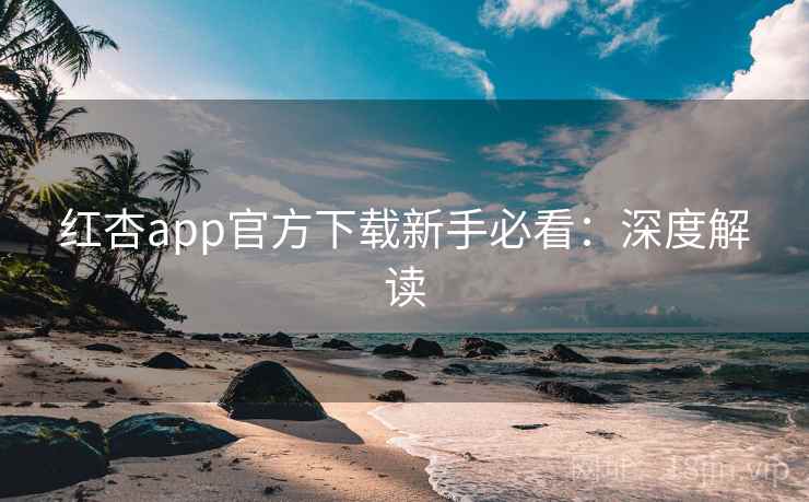 红杏app官方下载新手必看：深度解读